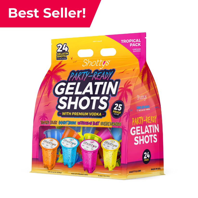 Tropical Gelatin Shots (24 shots) - Shottys