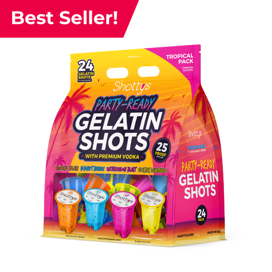 Tropical Gelatin Shots (24 shots) - Shottys