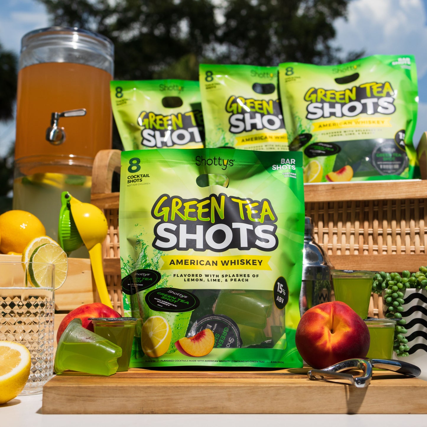 Green Tea Cocktail Shots (8 shots) - Shottys